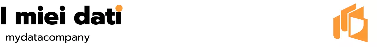 Forma semplice del logo aziendale tecnologico arancione