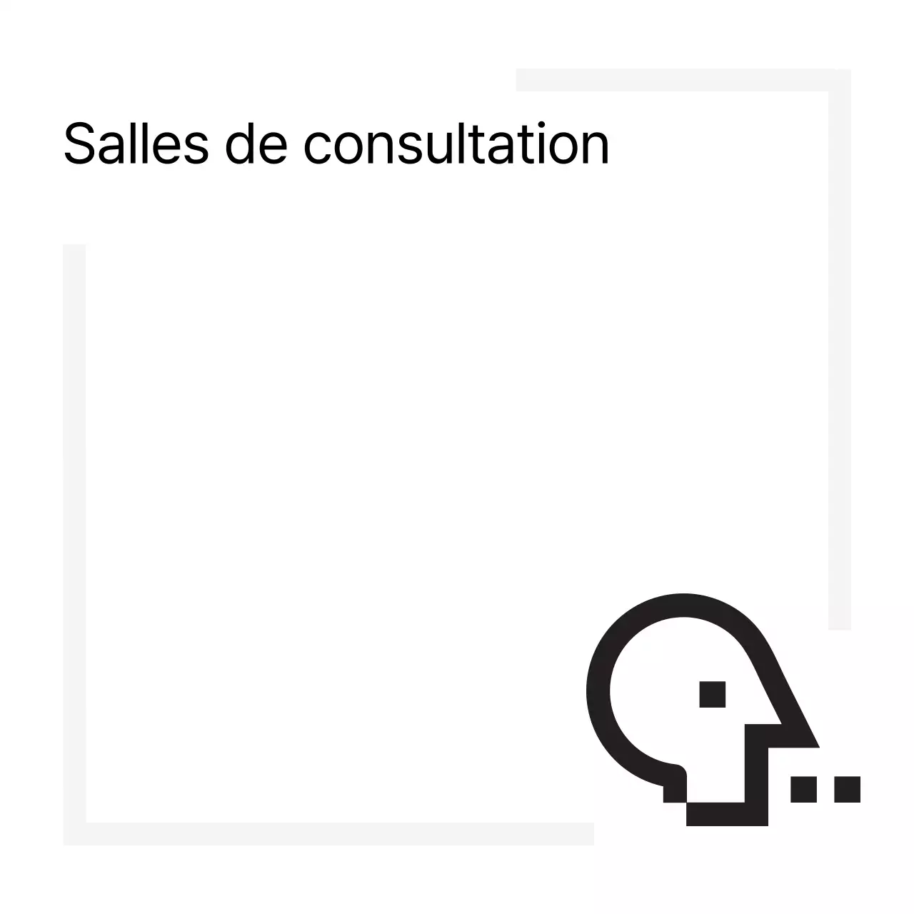 Signalisation simple avec des icônes d'aspect numérique et des textes de remplacement