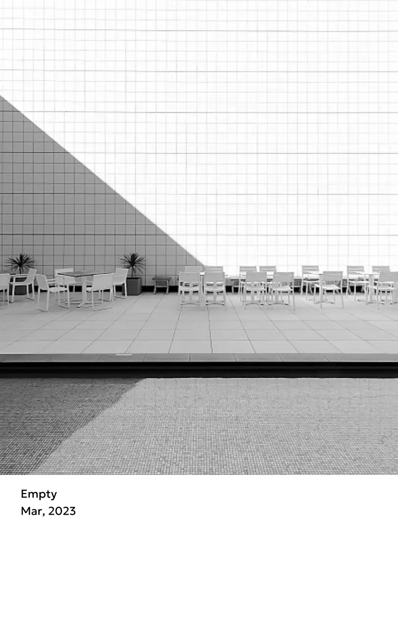 すっきりとした都会的な雰囲気のフォトカレンダー