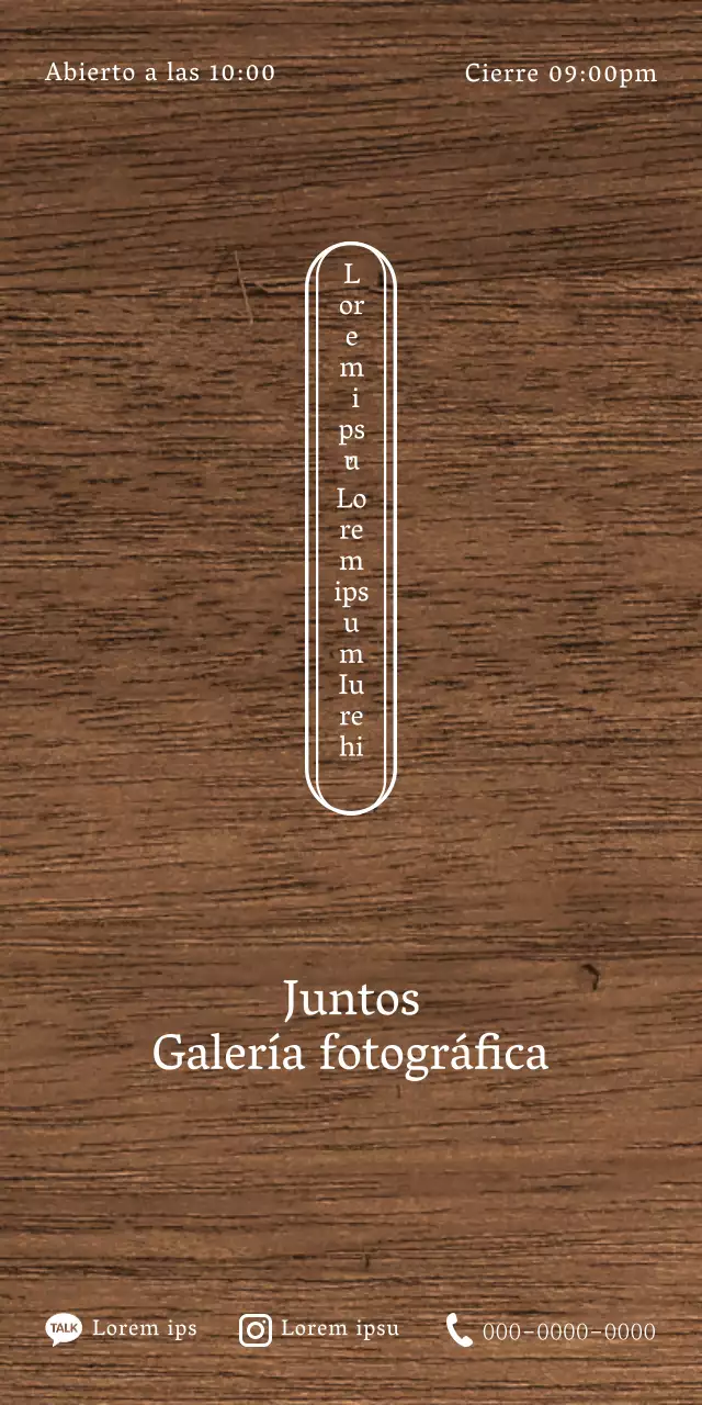 Emotivo diseño de estudio fotográfico con líneas rectangulares blancas y redondeadas