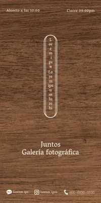 Emotivo diseño de estudio fotográfico con líneas rectangulares blancas y redondeadas