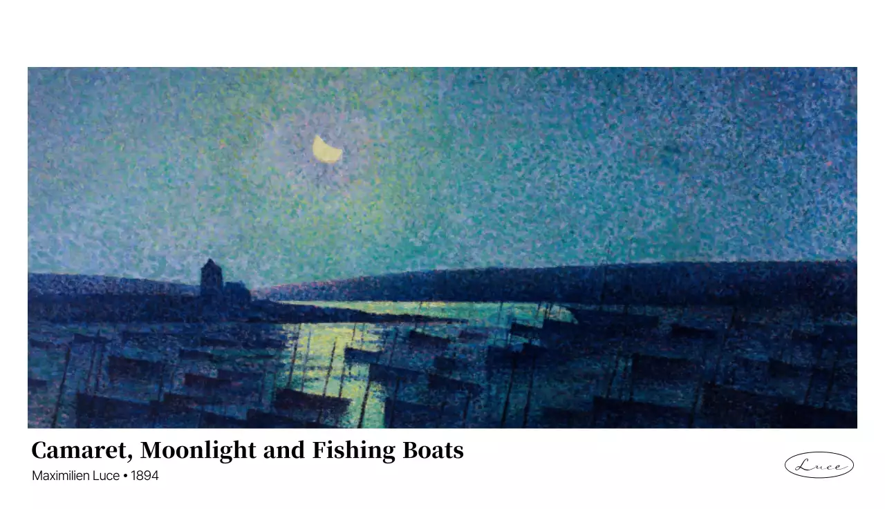 黒とグレーのシンプルでクラシックな名画。