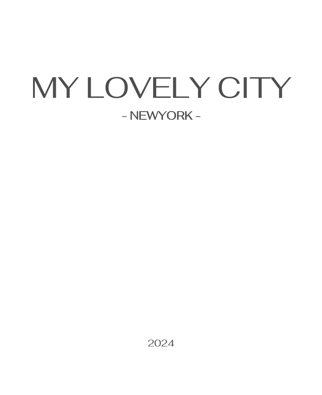 すっきりとした都会的な雰囲気のフォトカレンダー