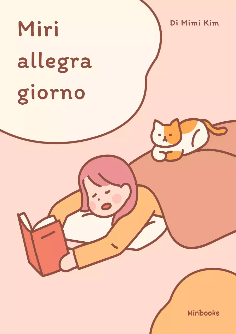 Una semplice copertina di Instagram in arancione e marrone