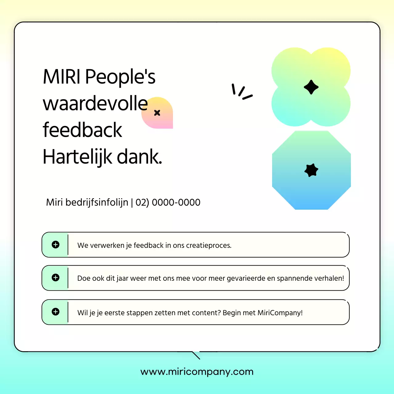 Kleurverloop geel en lichtblauw voor schone onderzoeksresultaten