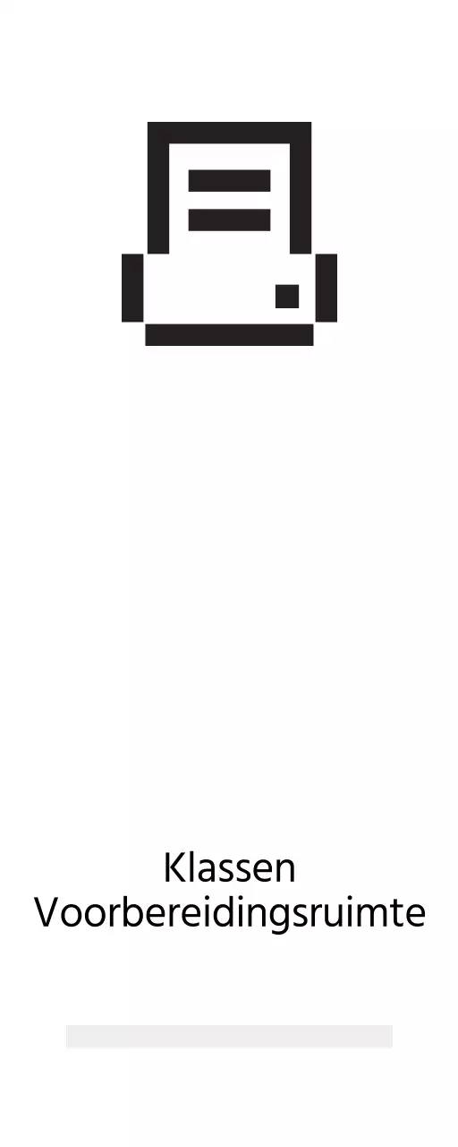 Eenvoudige bewegwijzering met digitaal ogende pictogrammen en plaatshoudertekst