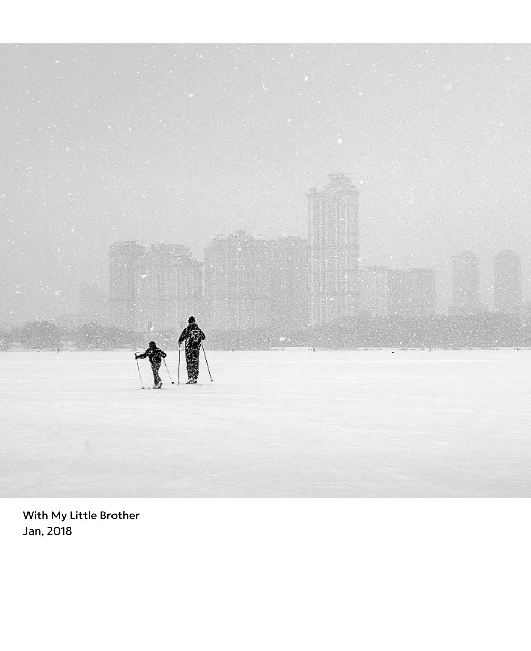 すっきりとした都会的な雰囲気のフォトカレンダー