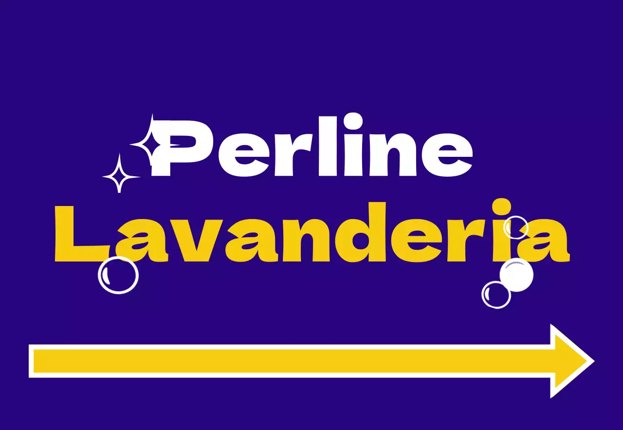 Insegna di facile lettura con testo in blu, giallo, arancione e bianco e illustrazioni a pois, stelle e frecce.