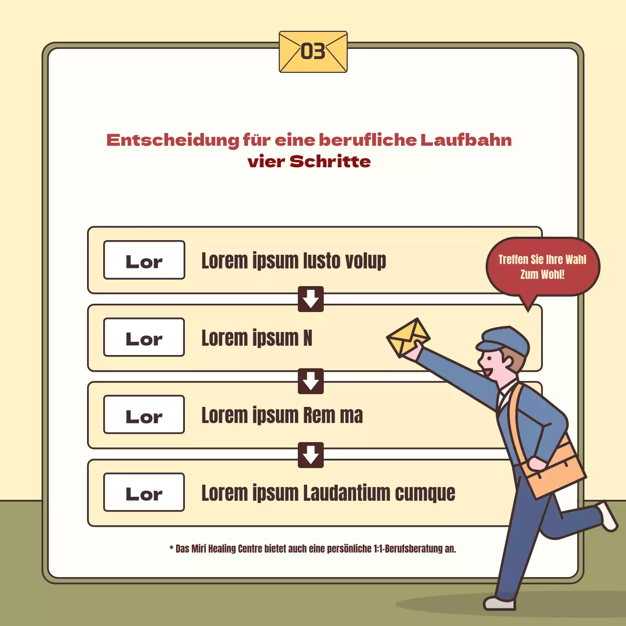 Eine einfache gelbe und khakifarbene Notrufsäule