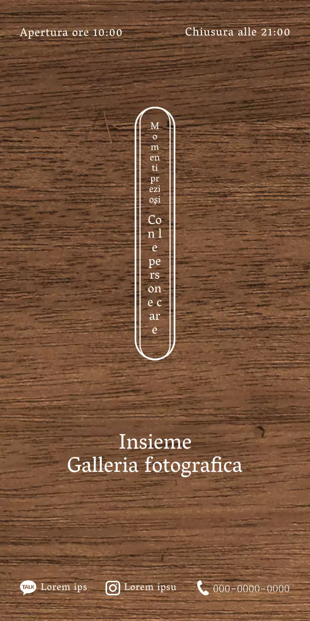 Design di studio fotografico emozionale con linee rettangolari bianche e arrotondate