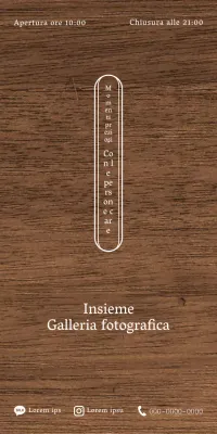 Design di studio fotografico emozionale con linee rettangolari bianche e arrotondate