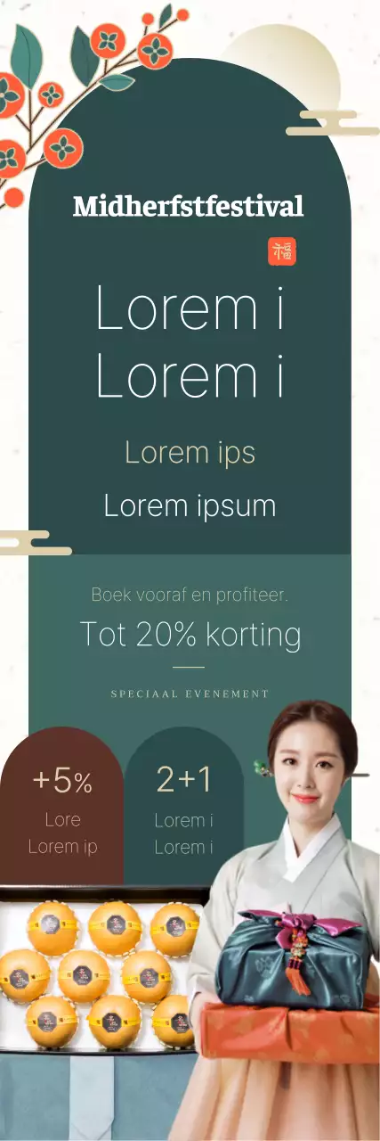 Groene Chuseok geschenkset pre-order evenement