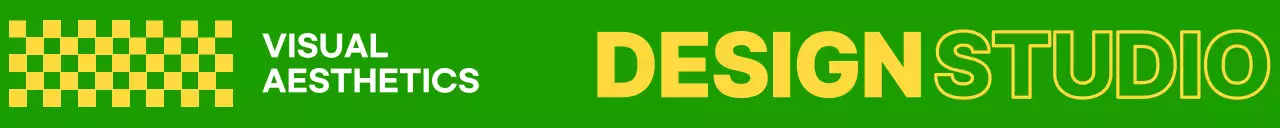 옐로우의 힙한 패턴이있는 디자인 스튜디오