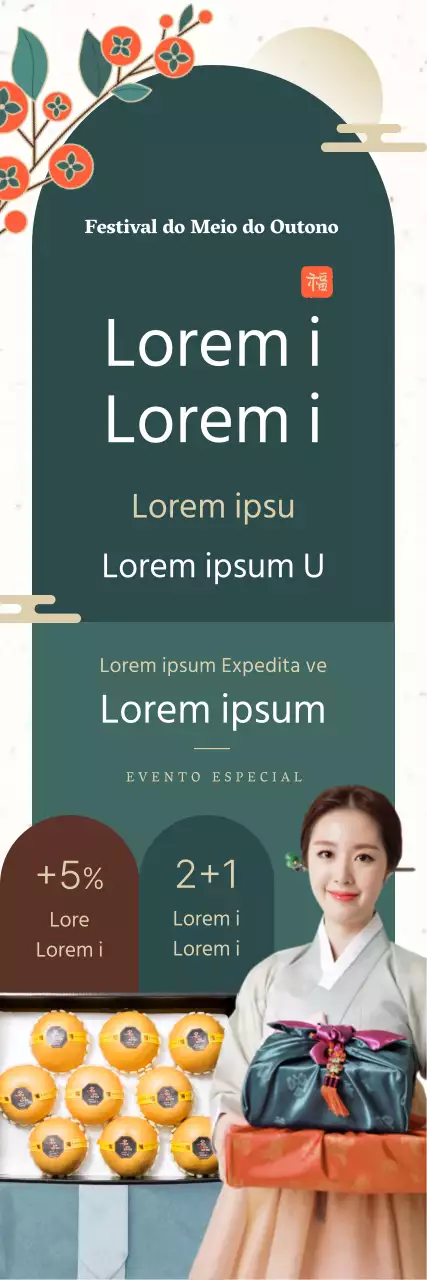 Evento de pré-encomenda do conjunto de oferta Green Chuseok