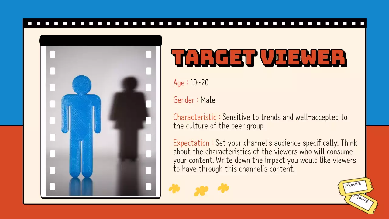 Blue Retro Video Guide Presentation