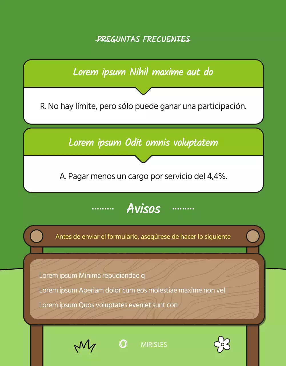 Verde Natural Plano Estilo Ilustración Naturaleza Medio Ambiente Amor Concurso de Fotografía