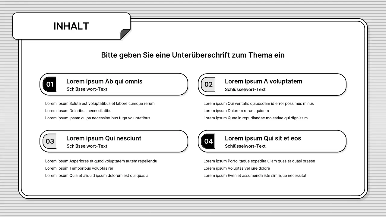 Schwarz und weiß, leicht zu bearbeiten, einfacher Business-Illustrationsstil