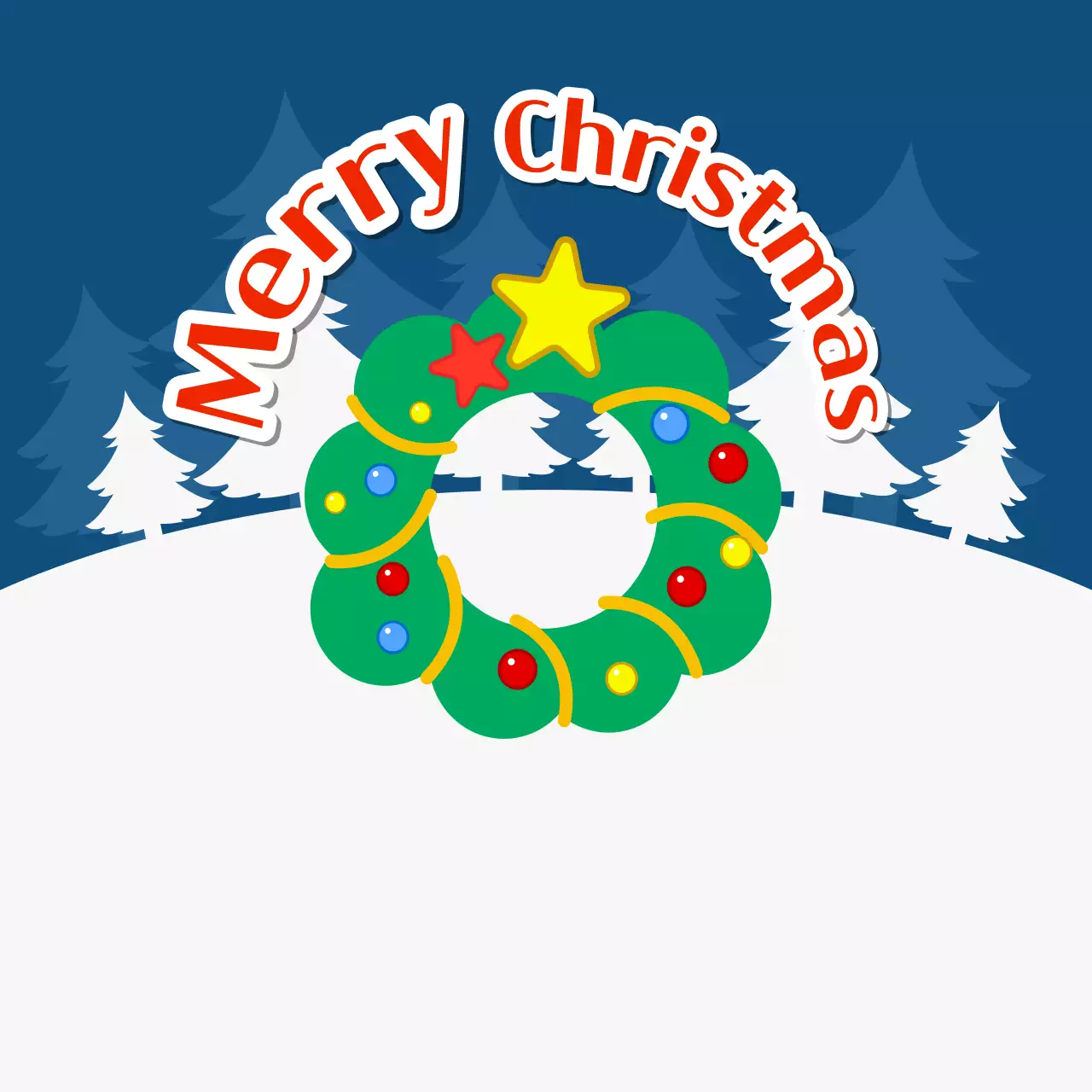 눈쌓인 배경의 크리스마스 이미지