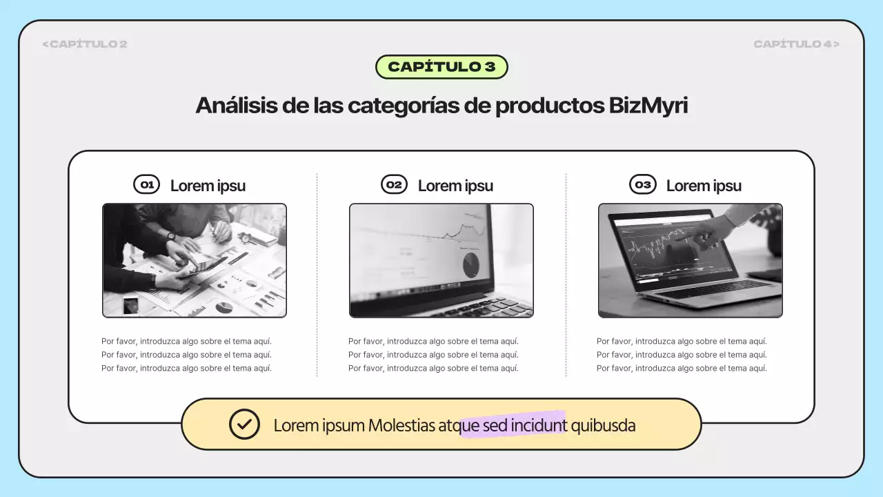 Informes de investigación de mercado sencillos y con los colores del arco iris