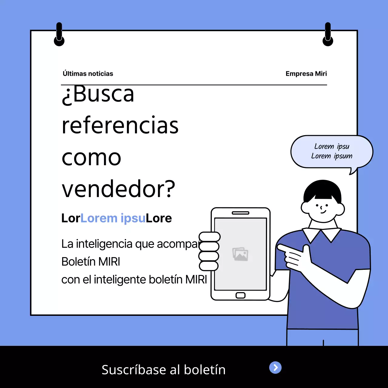 Informe del boletín Blue's Simple Marketing