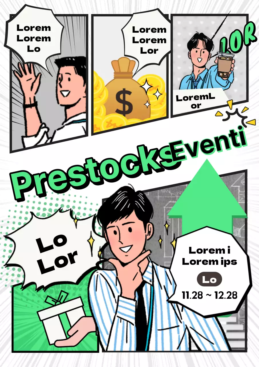 Pubblicità d'investimento in stock in bianco e nero e annuari kitsch