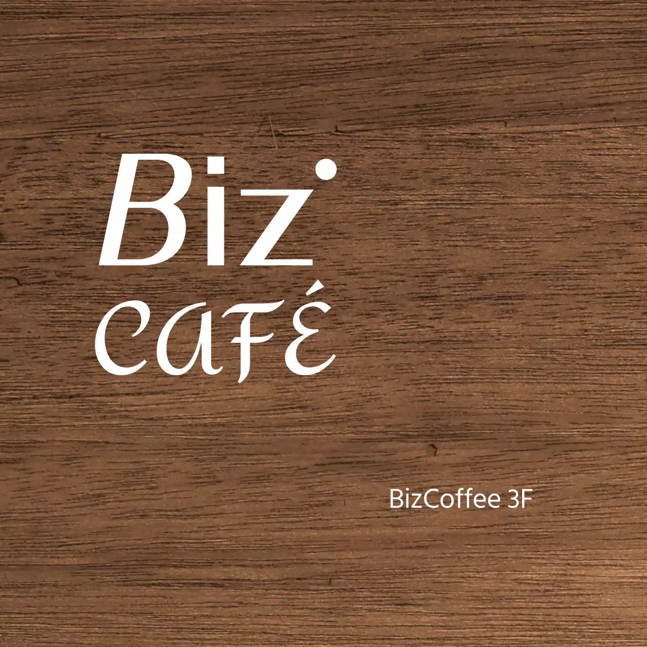 Uma placa de madeira simples para café com contas, com texto relacionado com o café e formas ilustradas