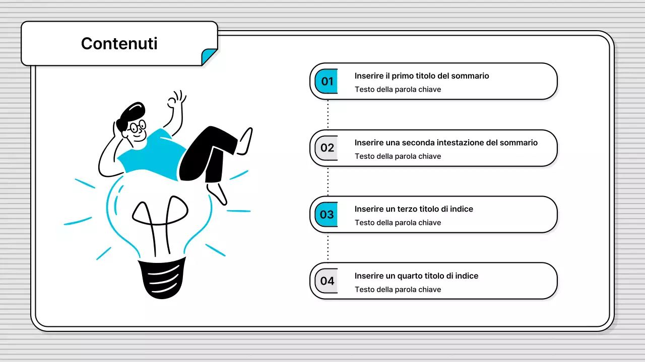 Lo stile dell'illustrazione aziendale di base di Blue, facile da modificare