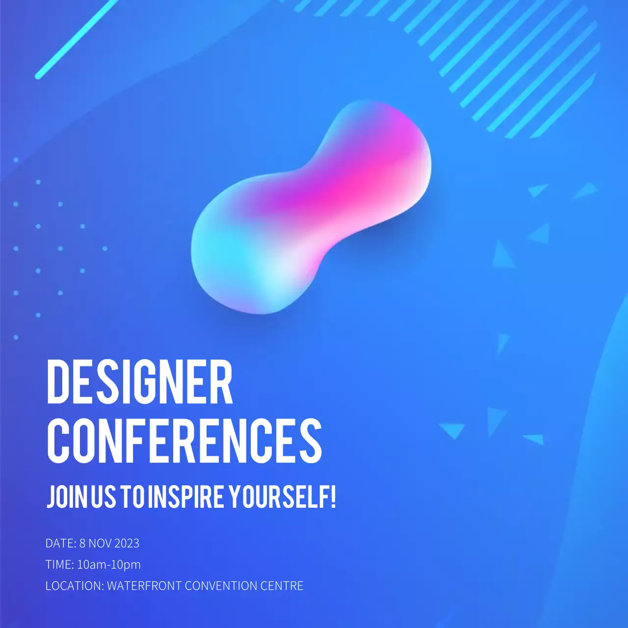 디자이너 컨퍼런스 소셜 미디어 비주얼