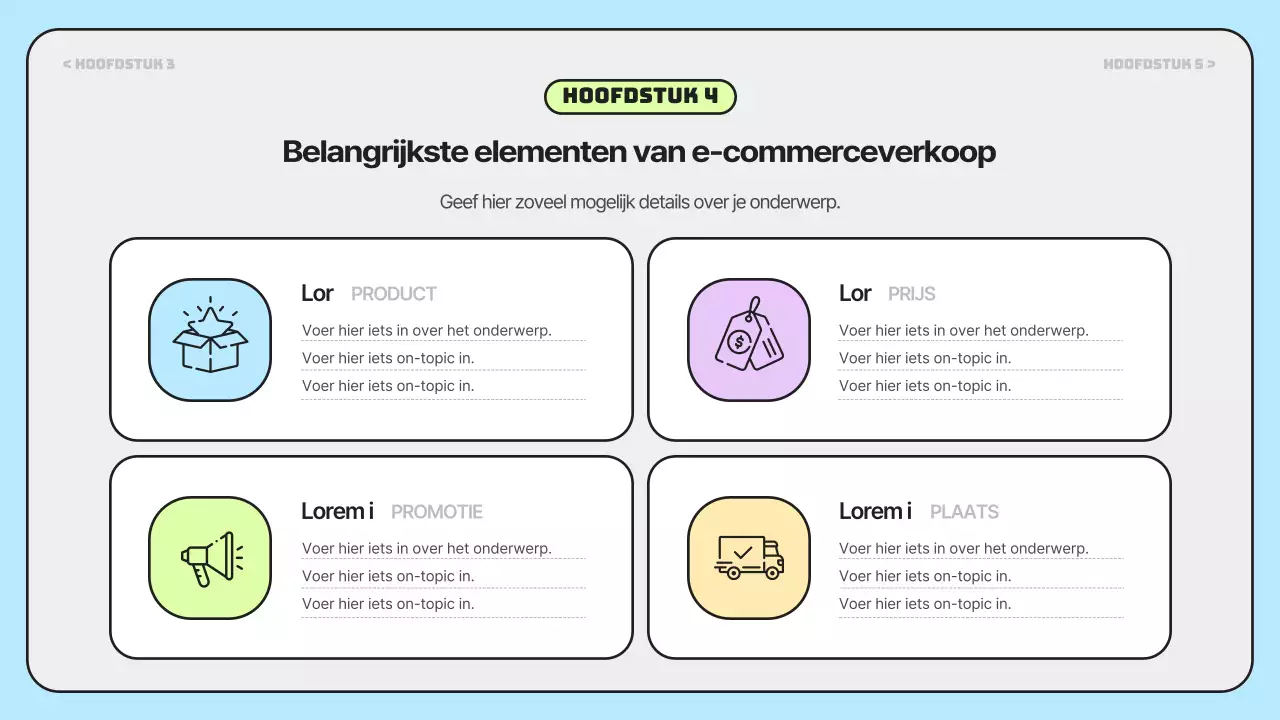 Eenvoudige, regenboogkleurige marktonderzoeksrapporten