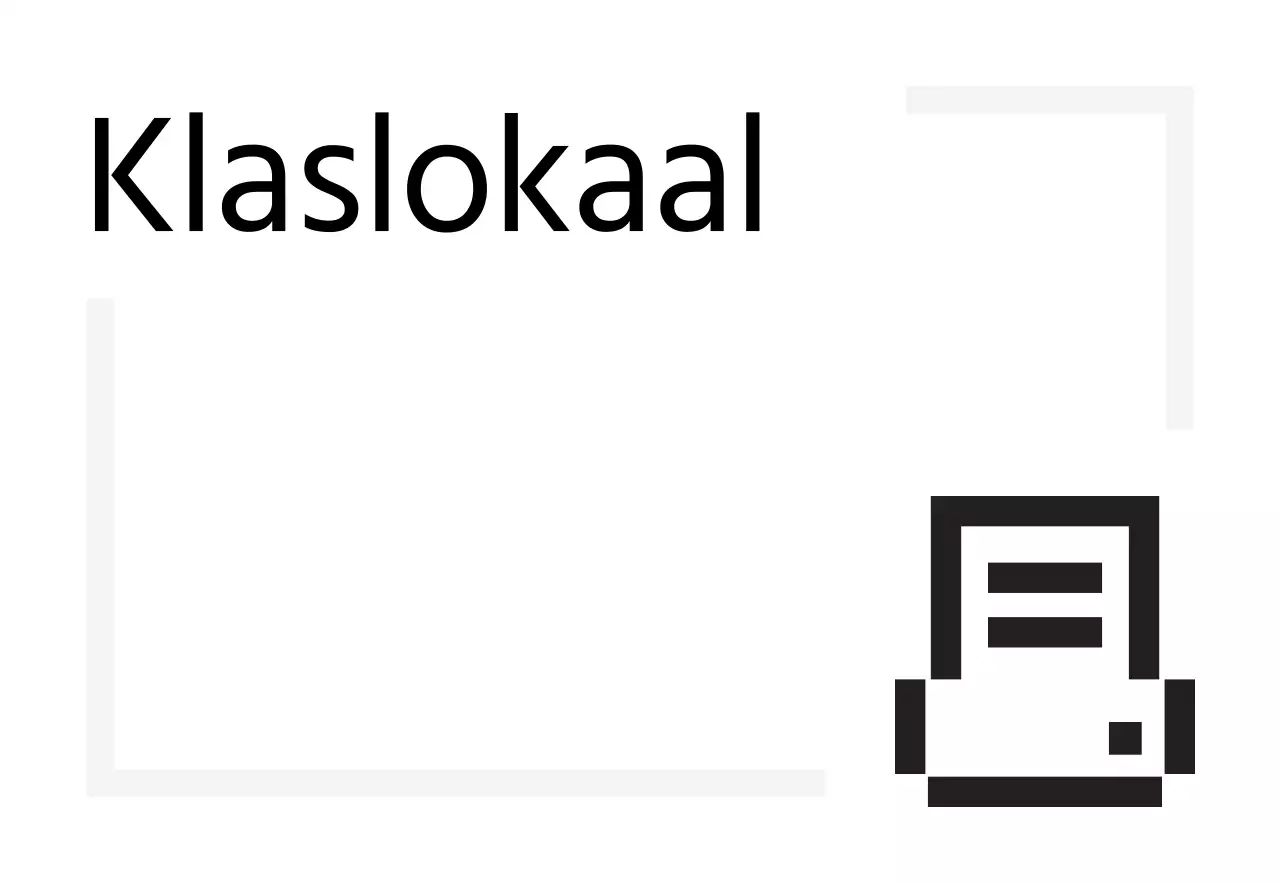 Eenvoudige bewegwijzering met digitaal ogende pictogrammen en plaatshoudertekst