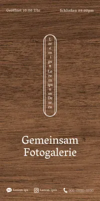 Emotionales Fotostudio-Design mit weißen, abgerundeten rechteckigen Linien