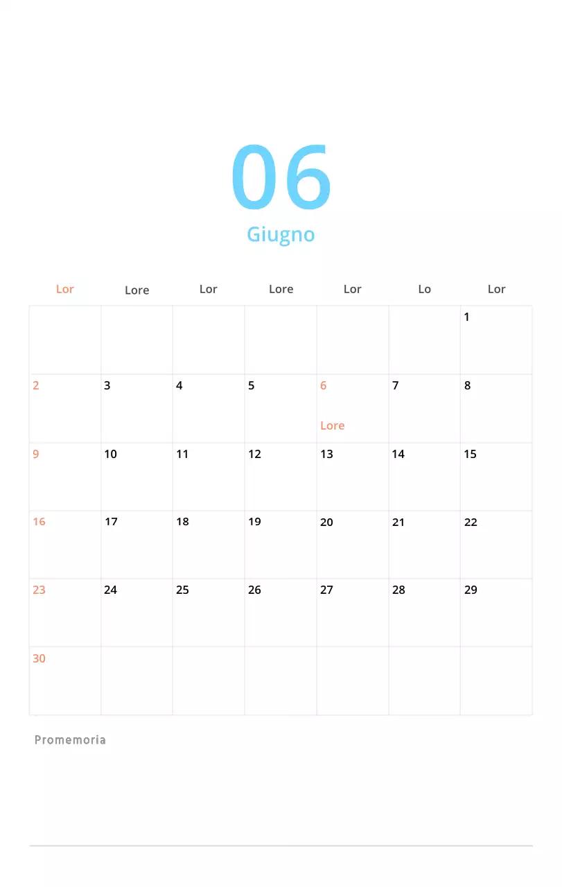 Simpatico calendario da tavolo illustrato verde a tema famiglia