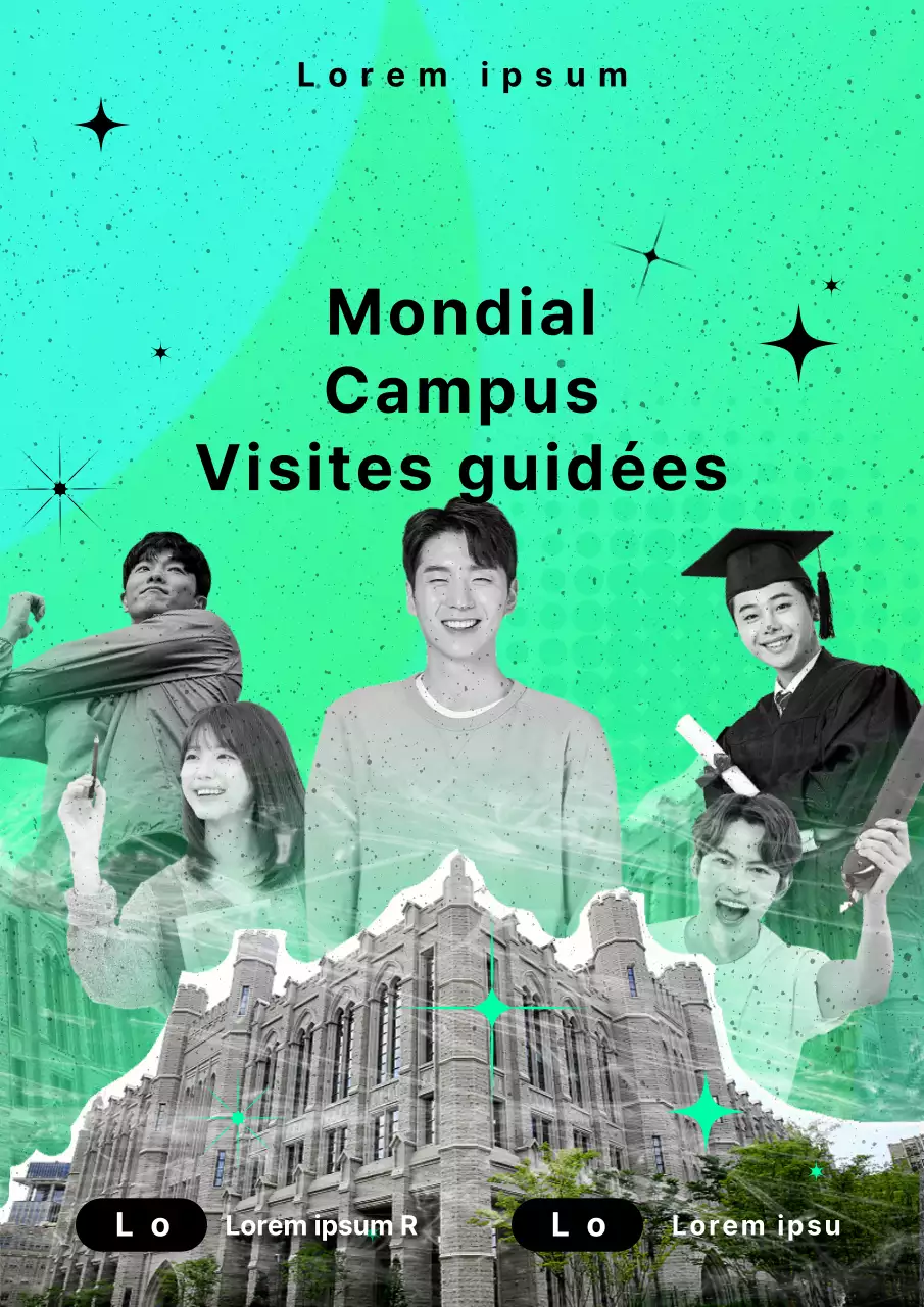 Promouvoir une visite du campus universitaire à la mode et à la menthe