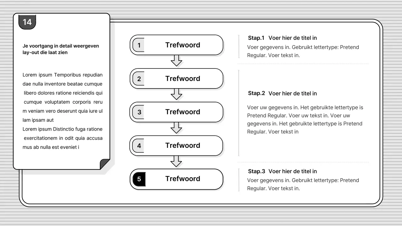 Zwart-wit, eenvoudig te bewerken, zakelijke basisillustratiestijl