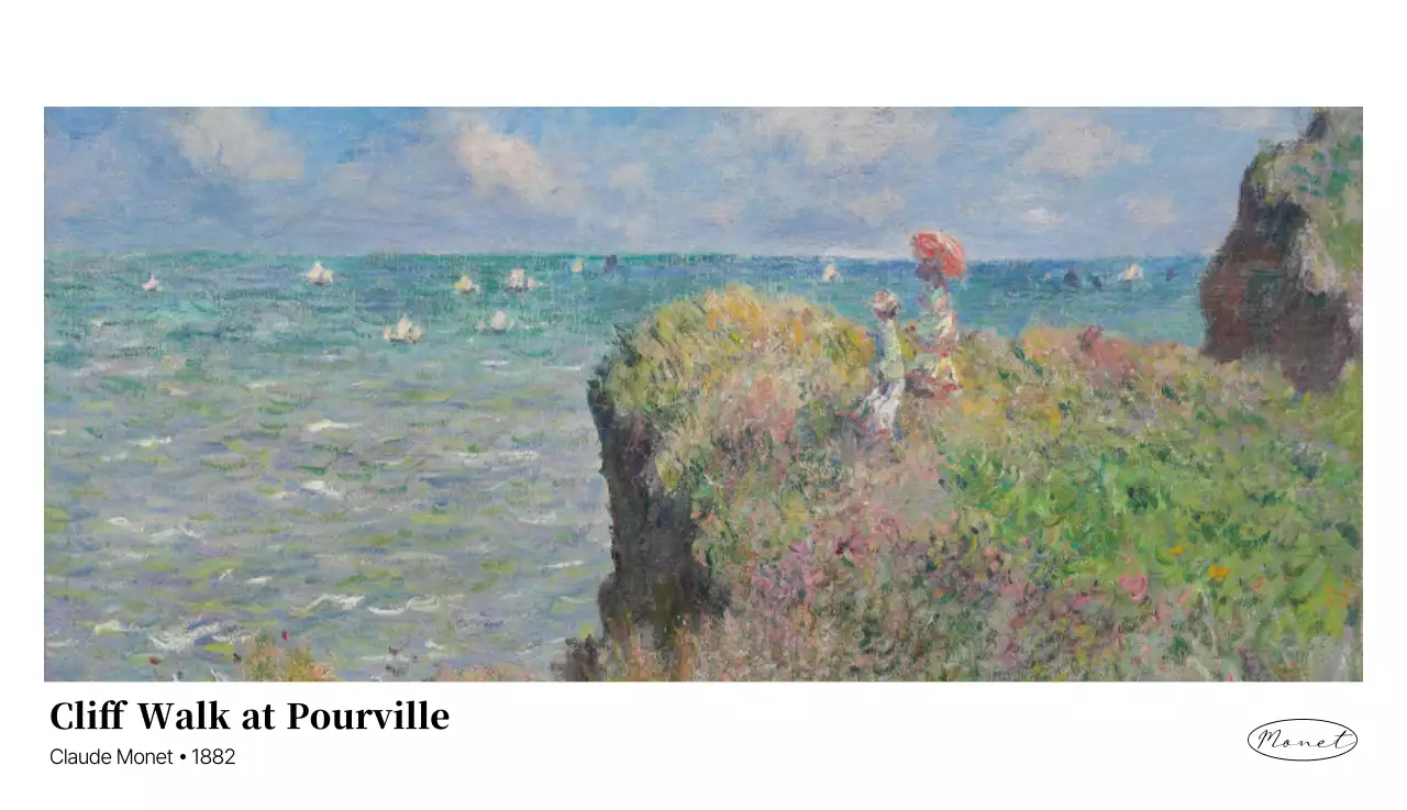 黒とグレーのシンプルでクラシックな名画。