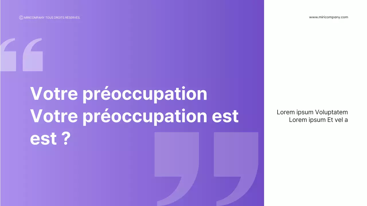 Formes 3D avec un dégradé violet pour les présentations professionnelles