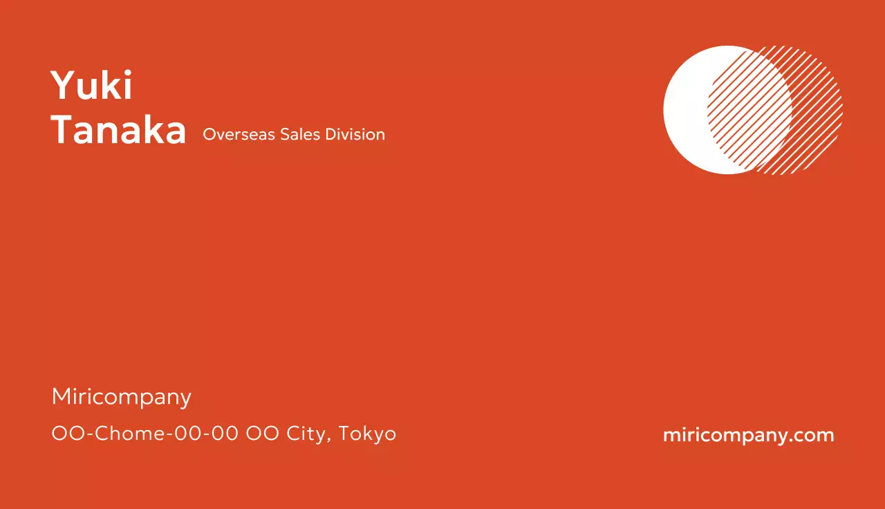 赤をポイントにしたシンプルなコンセプトの企業ビジネス