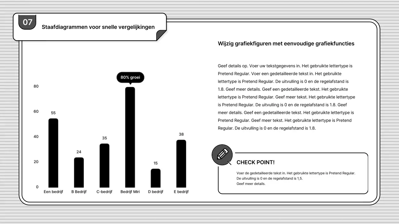 Zwart-wit, eenvoudig te bewerken, zakelijke basisillustratiestijl