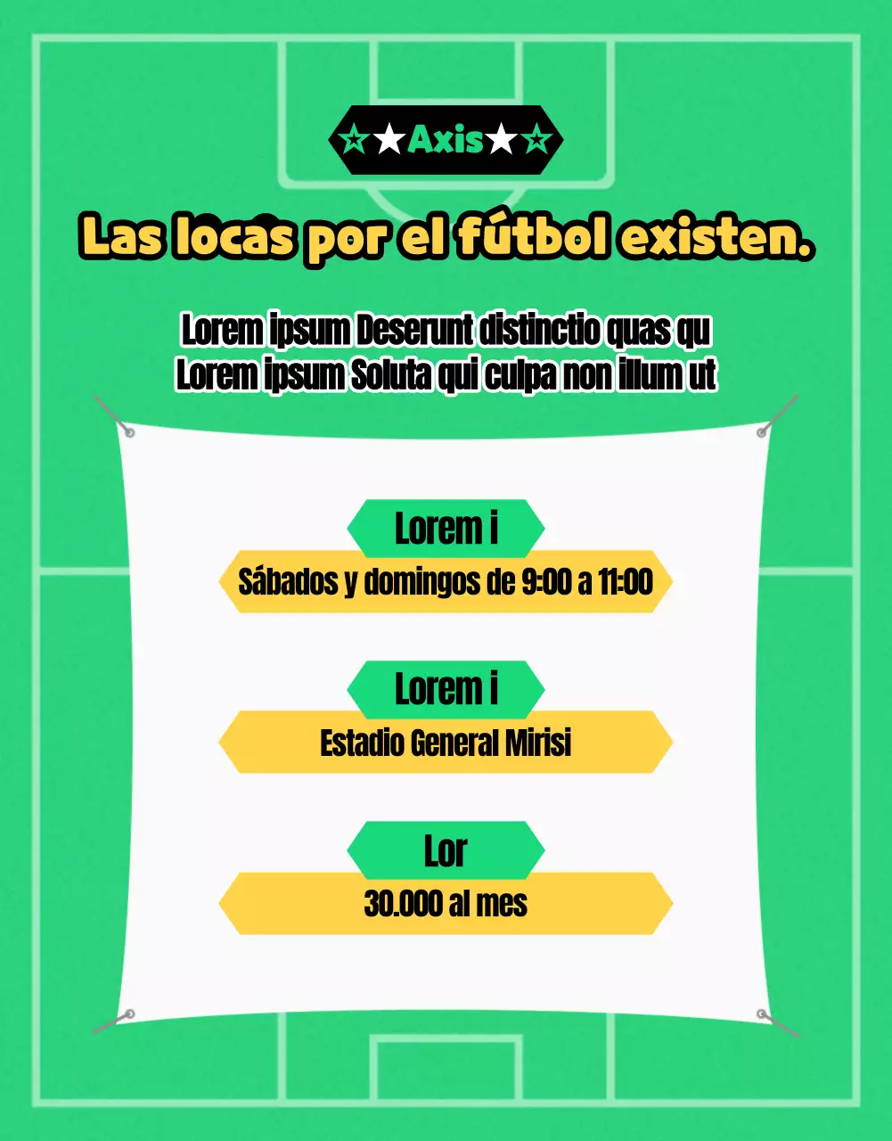 El fútbol femenino se viste de verde y amarillo