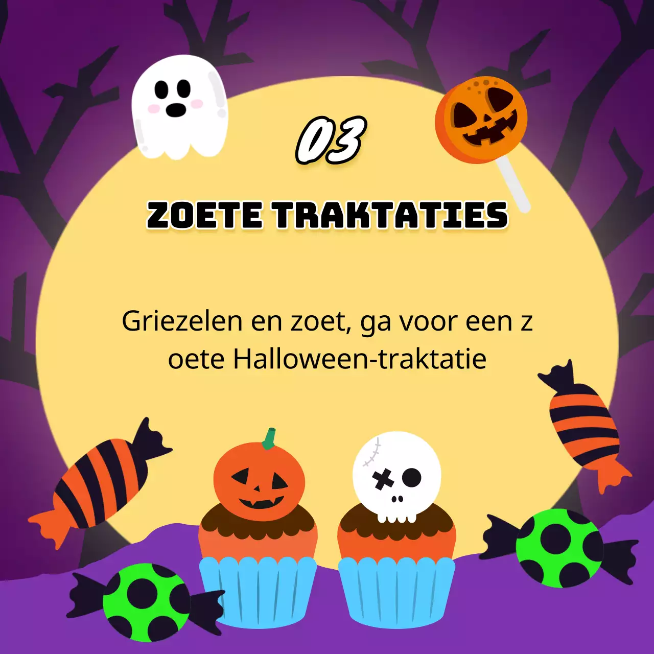 Fantasy Halloween Decor in oranje en zwart