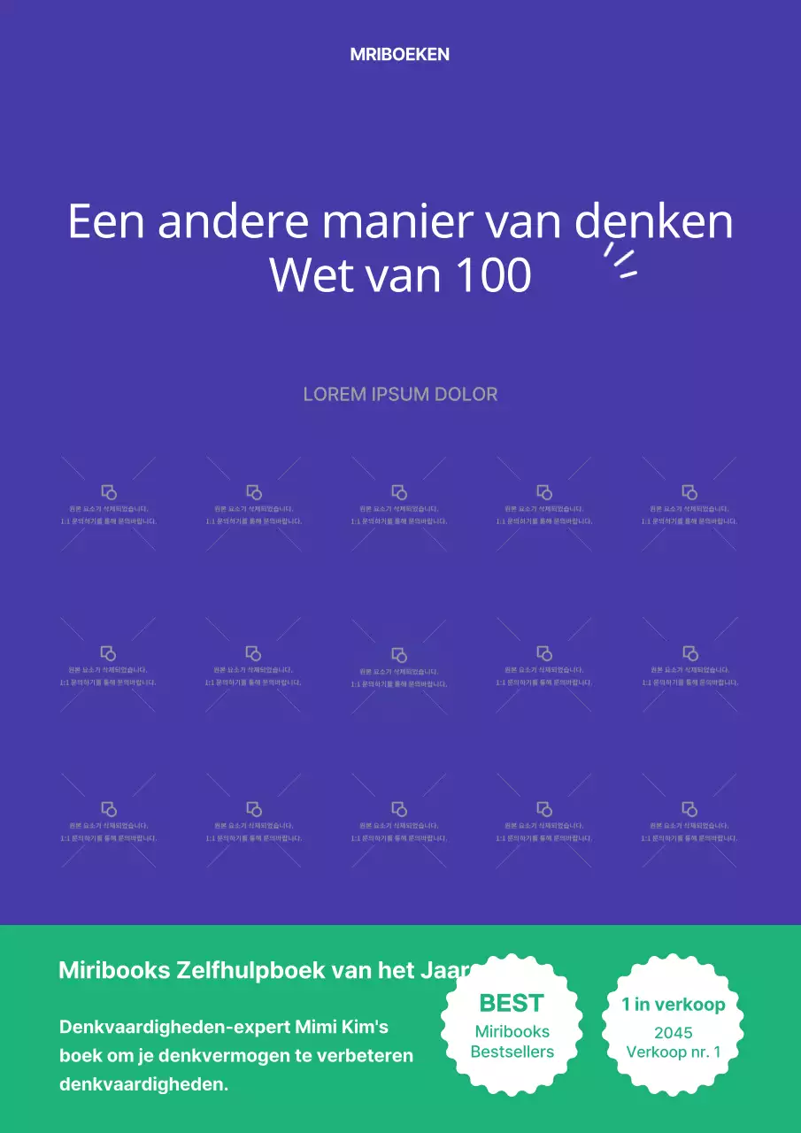 Schattige gloeilamp in turquoise en paarse illustratie zelfhulpboek