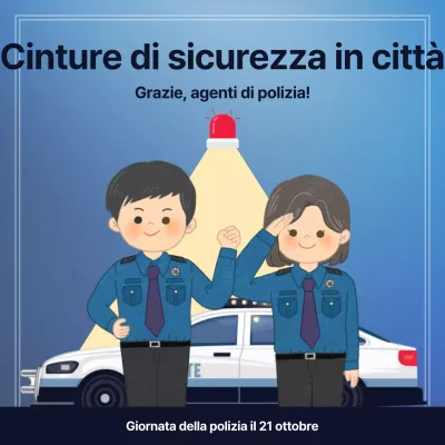 Promuovere una semplice Giornata della Polizia in blu