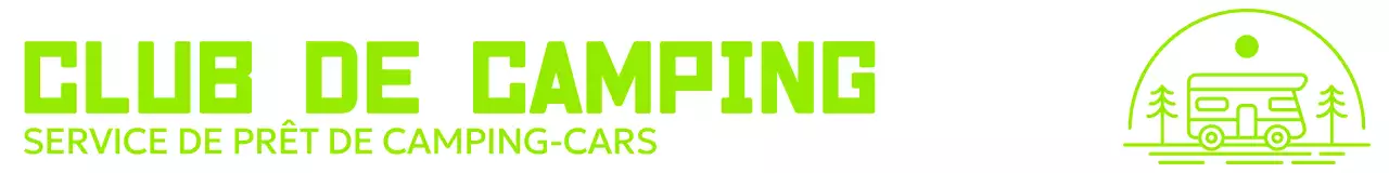 Des logos de marque aux couleurs vives associés au camping