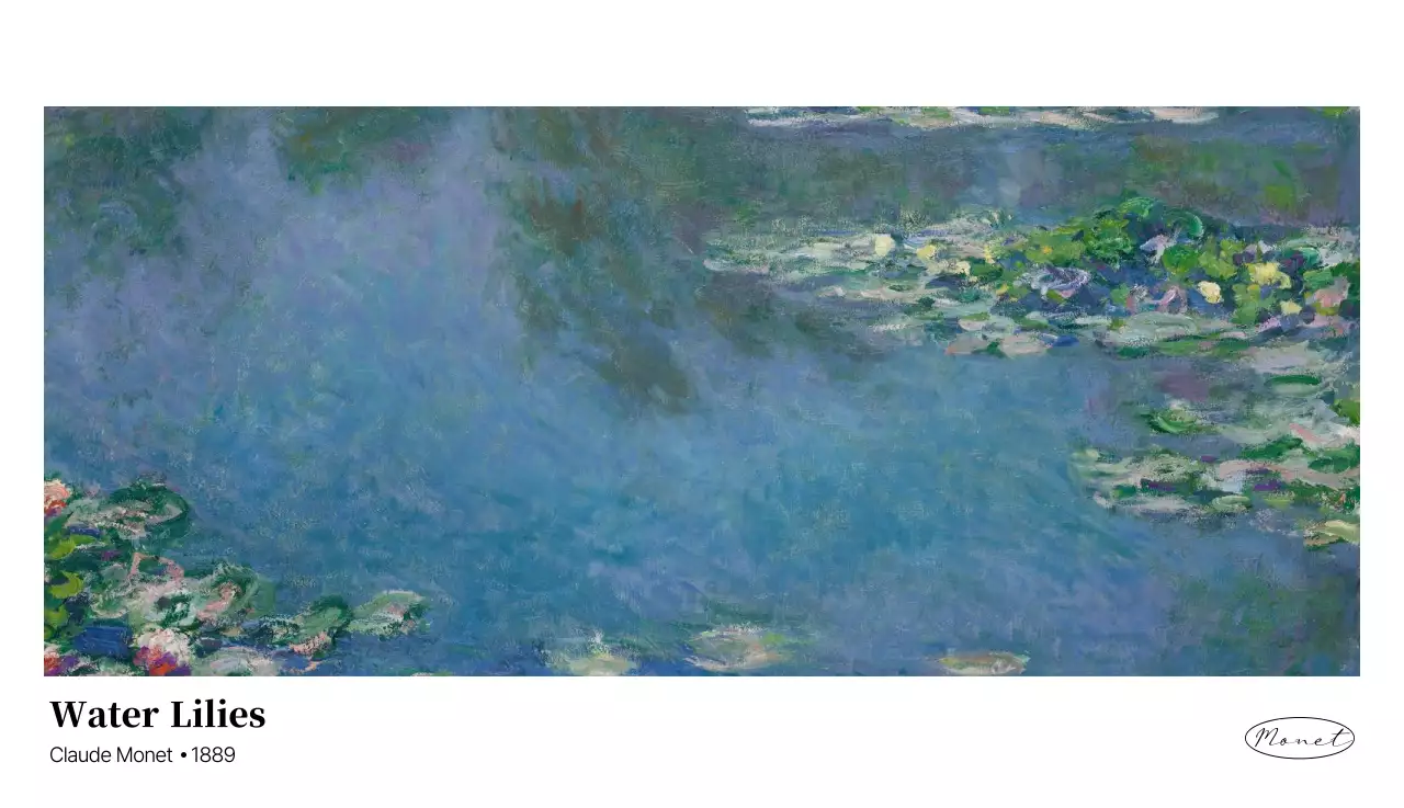 黒とグレーのシンプルでクラシックな名画。