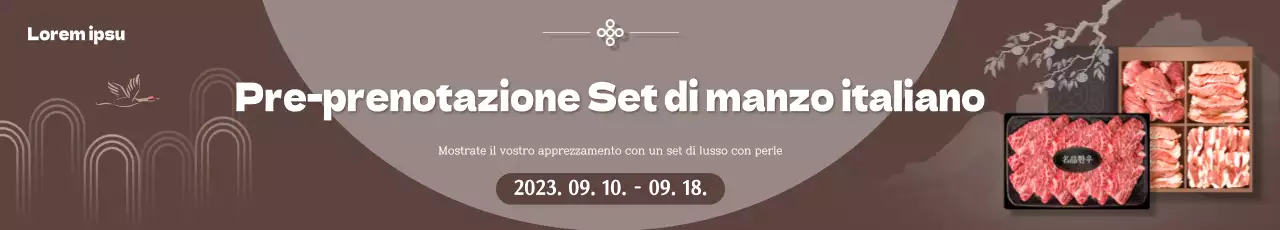 Guida alla prenotazione del set di manzo coreano Chuseok