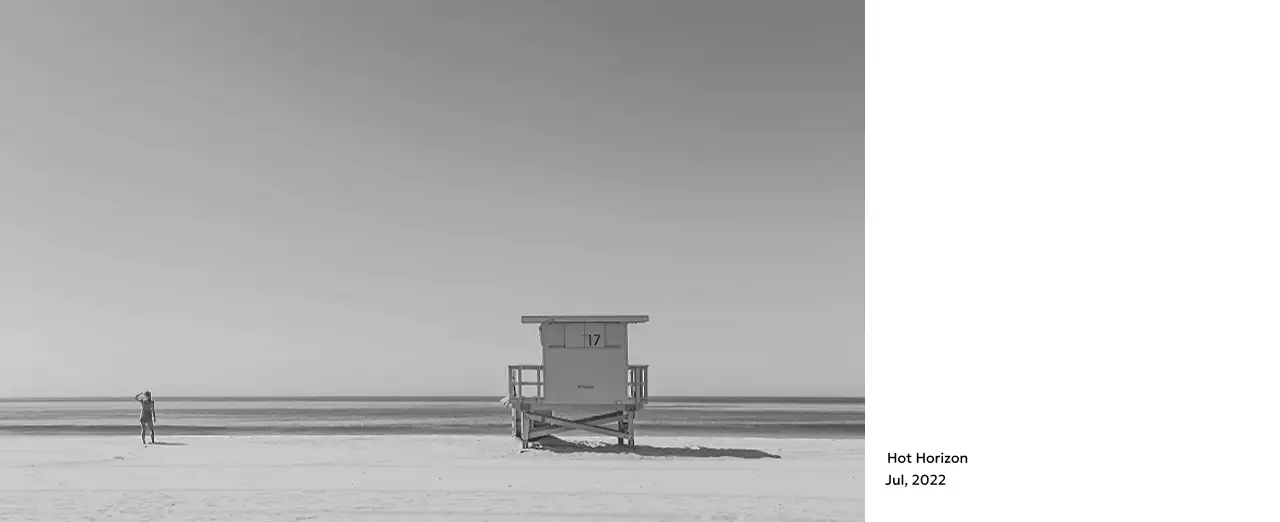 すっきりとした都会的な雰囲気のフォトカレンダー