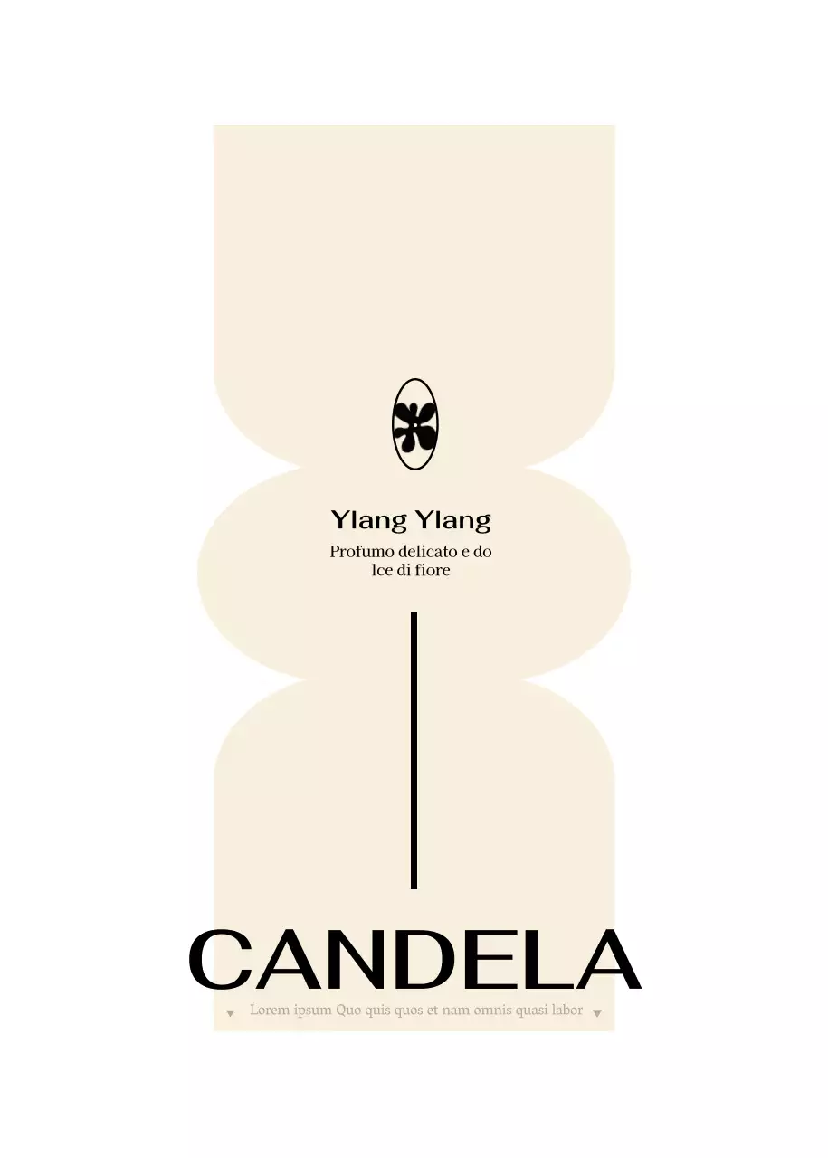 Design a candela con forme uniche in giallo e rosa