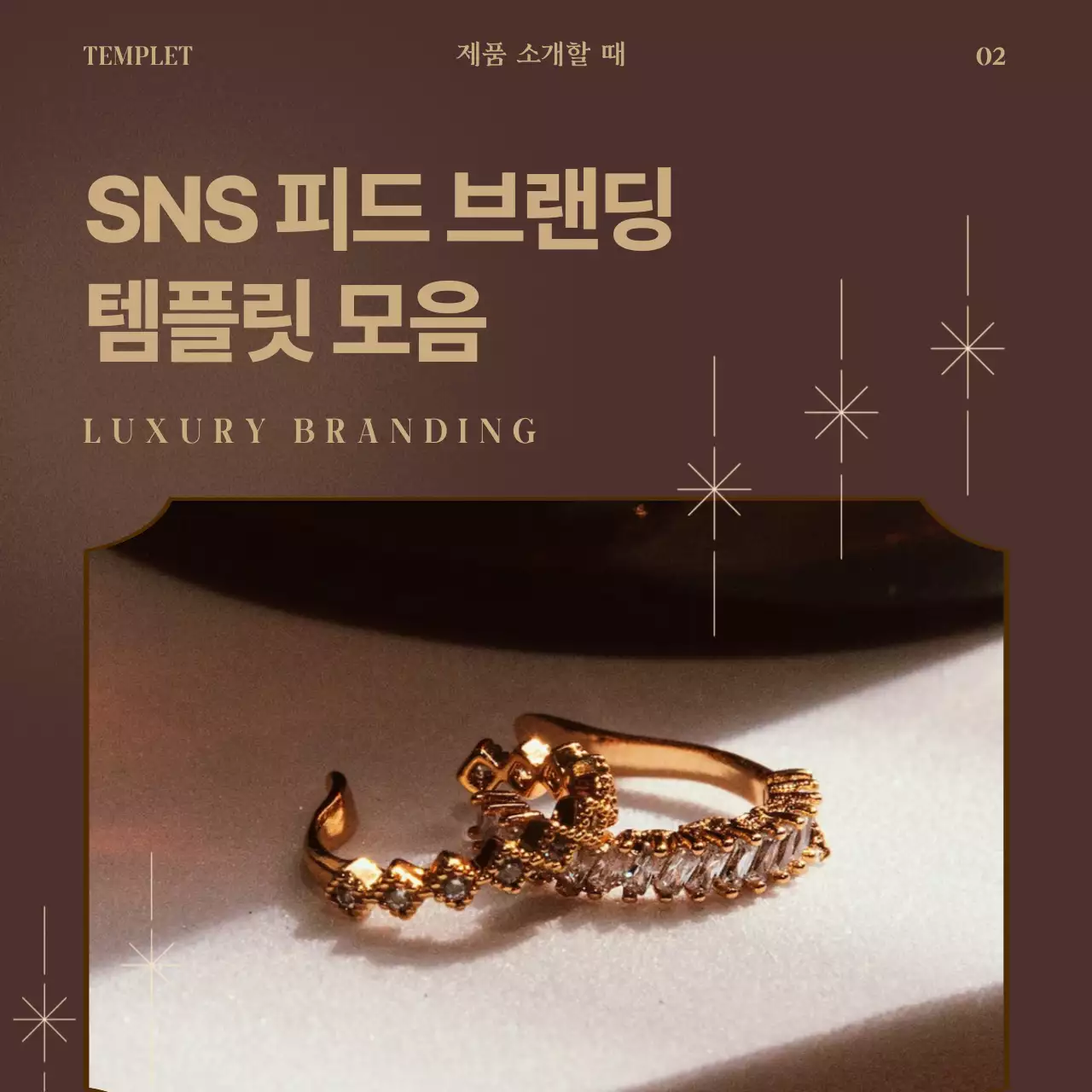 갈색에 골드 포인트를 준 럭셔리 브랜드 게시글