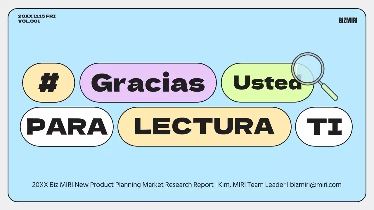 Informes de investigación de mercado sencillos y con los colores del arco iris