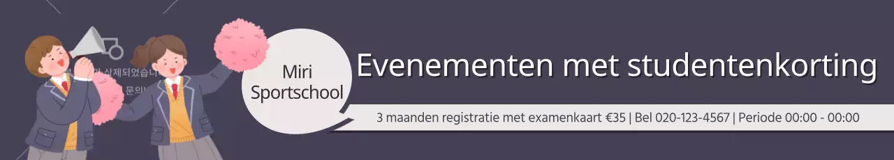 Een gids voor SATs-evenementen met een marineblauwe en grijze twist